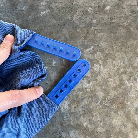 Vintage Dorfman Pacific Tropical Fish Snapback Hat Blue Green Aloha 80s 90s Dad - Picture 9 of 9